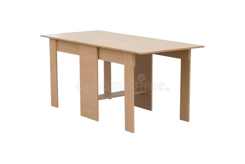 Table en bois image stock. Image du moderne, conception - 5277811