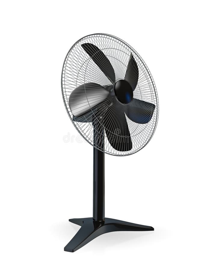 Table fan stock illustration. Illustration of domestic - 18331726