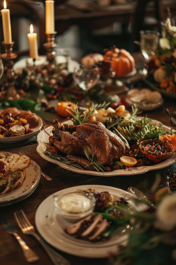 Breakfast or dinner table setting royalty free stock photos