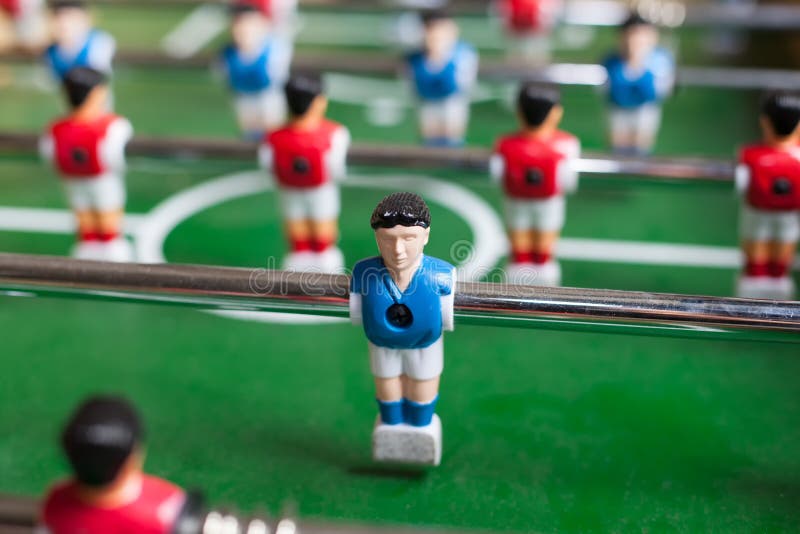 Table football player stock image. Image of goal, field 72688619