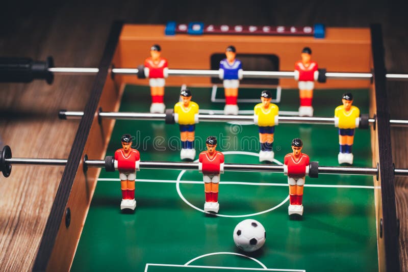 Table Football Soccer Game (kicker) Stock Photo Image of artificial