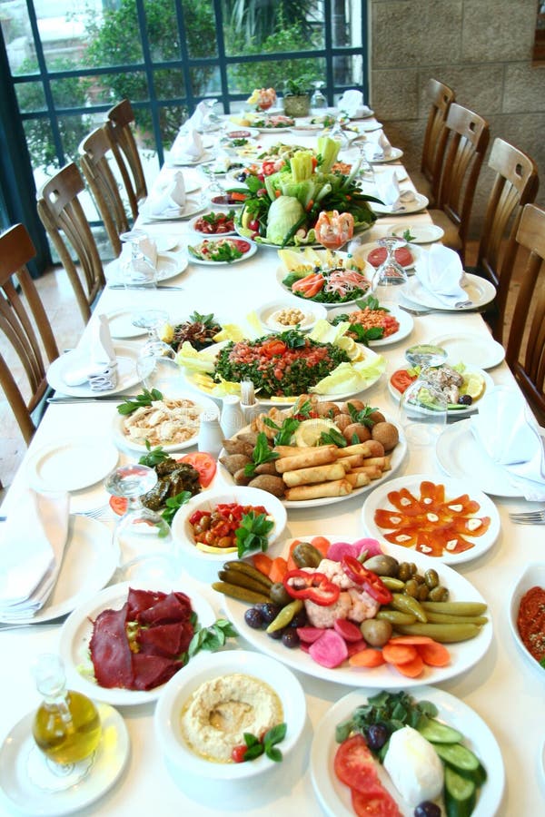 Table full of food stock photo. Image of delicious, dish - 4091728