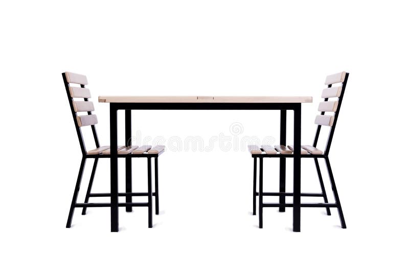 The table furniture isolated on the white royalty free stock image The table furniture isolated on the white royalty free stock image