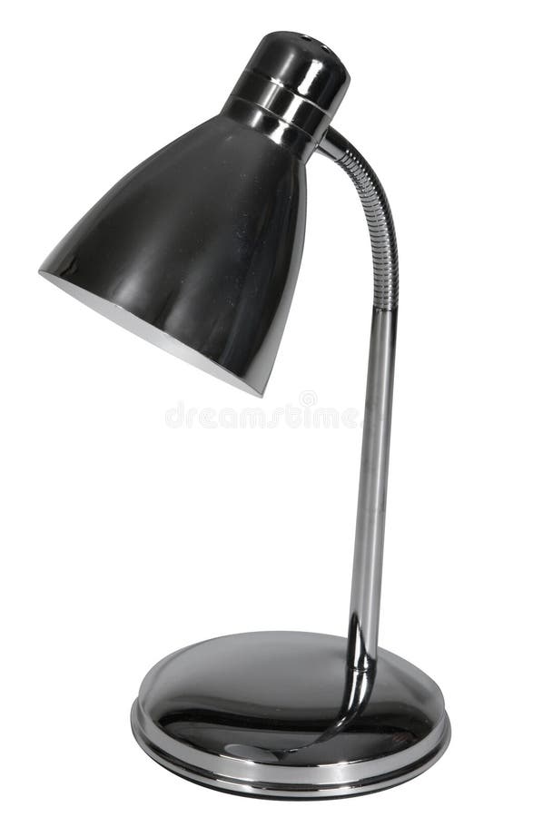 Table lamp isolated royalty free stock photography