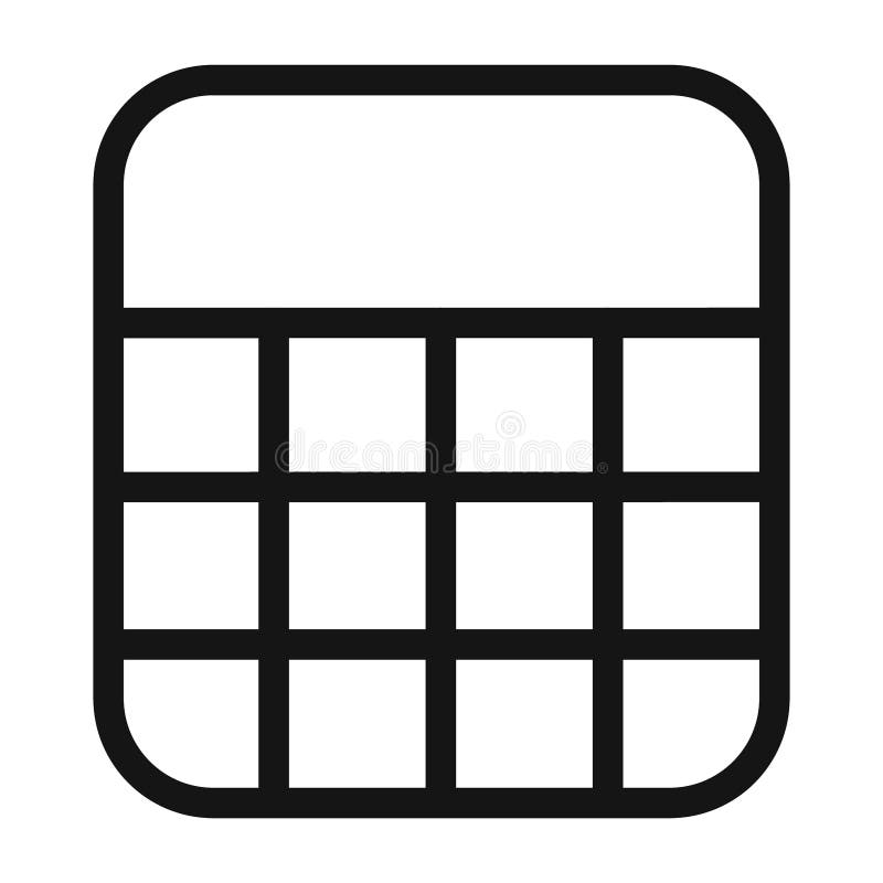 Table Layout Icon Pack Data Table Illustrations for Business and Analytics stock illustration
