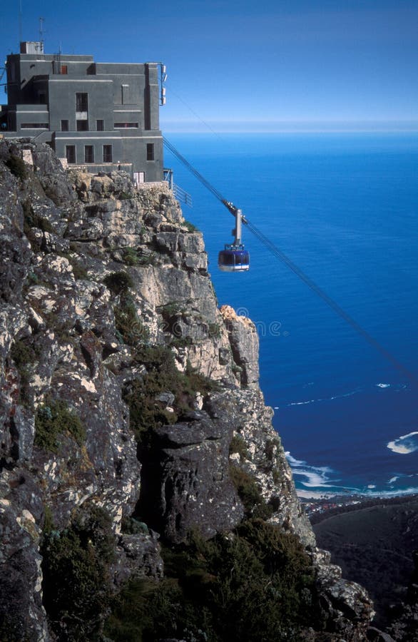 Table Mountain Cable Car Cape Town South Africa Stock Image Image