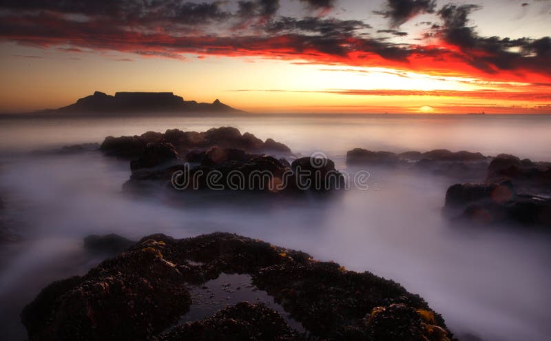Table mountain, Cape Town royalty free stock photo