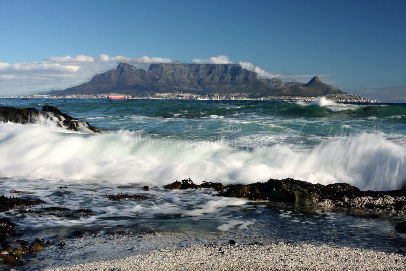 Table mountain cape town stock image. Image of atlantic - 864147