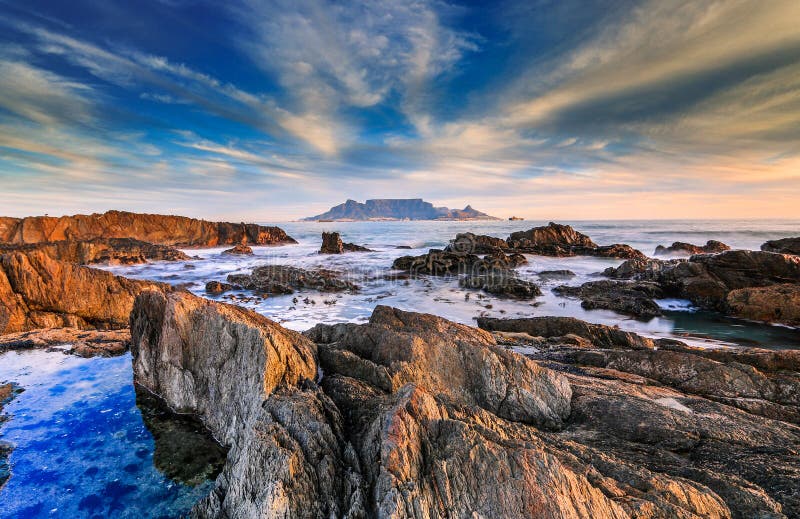 Table Mountain royalty free stock image