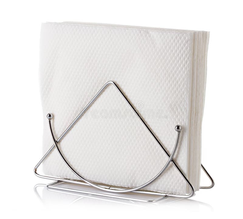 Table Napkin Holder with Napkin Stock Image Image of catering, holder