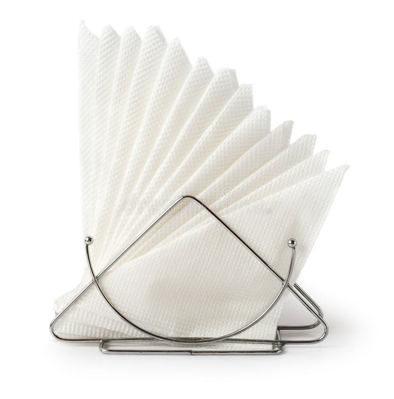 Table Napkin Holder with Napkin Stock Image Image of catering, holder