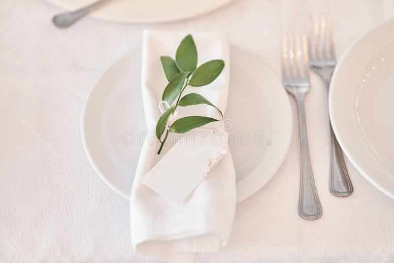 Table set for an event party or wedding reception. royalty free stock photos