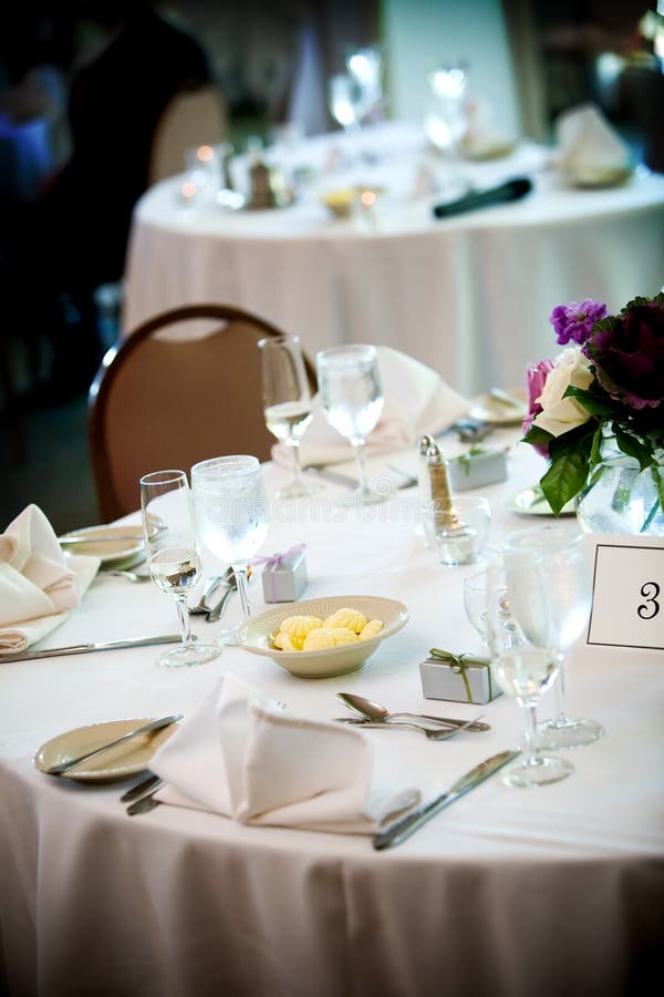 Table set for fine dining stock image. Image of ceremony 4517501