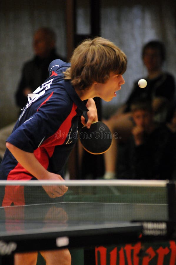 Table tennis action editorial stock photo. Image of pingpong 14446313