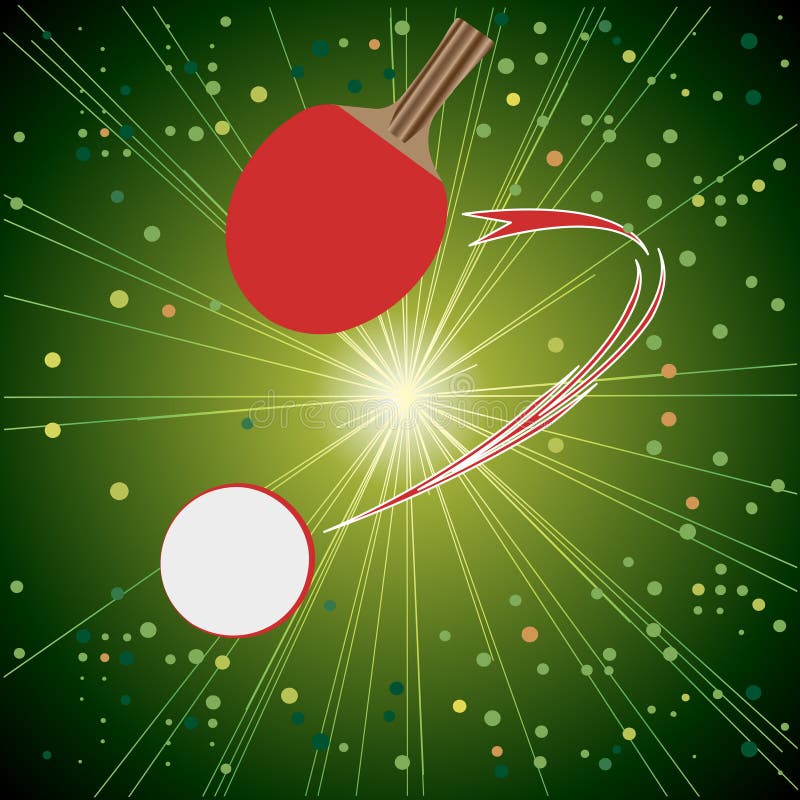 Table tennis banner stock vector. Illustration of racket 33319665