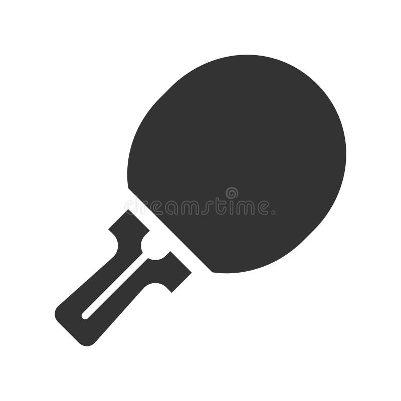 Table tennis bat icon stock vector. Illustration of designed 213764352