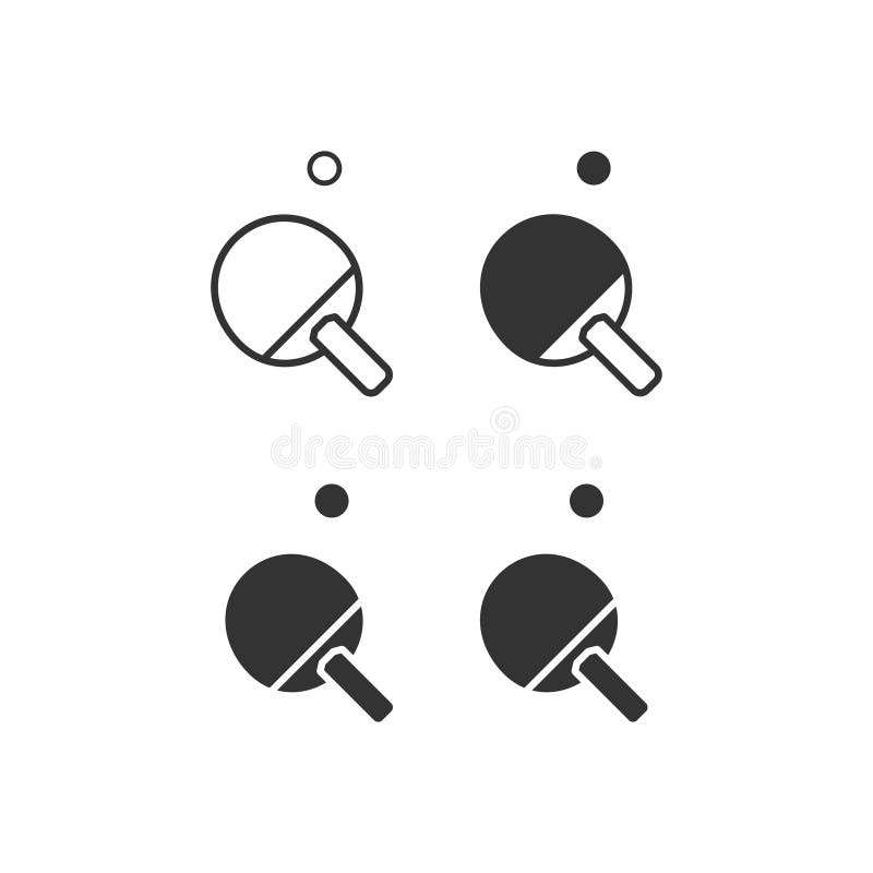 Table tennis racket icon. Pin-pong symbol. Sign game vector vector illustration