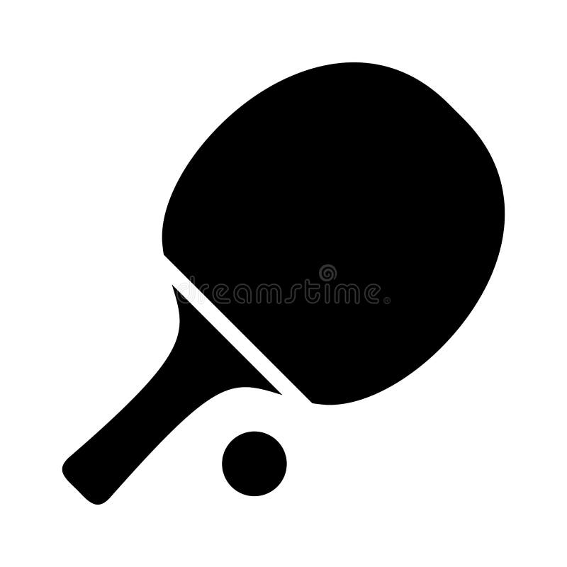 Table tennis simple icon