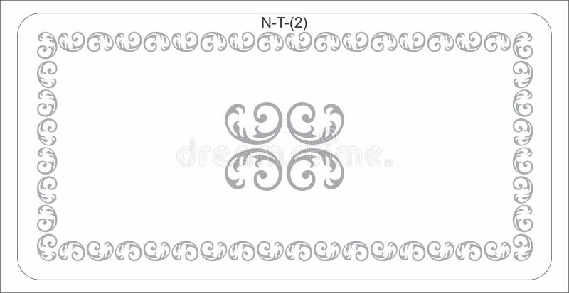 Table Top Glass Design Vector CDR stock illustration