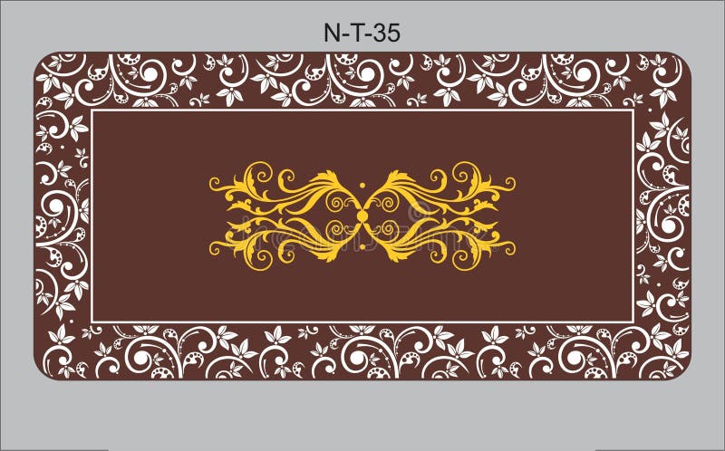 Table Top Glass Design Vector CDR vector illustration