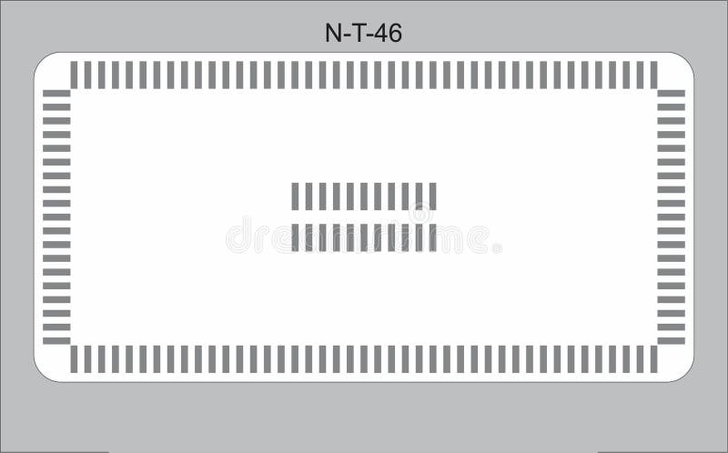 Table Top Glass Design Vector CDR royalty free illustration
