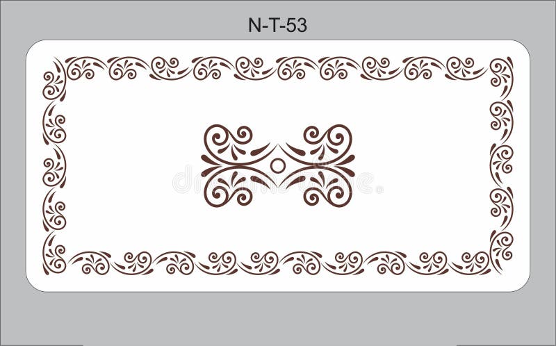 Table Top Glass Design Vector CDR stock illustration