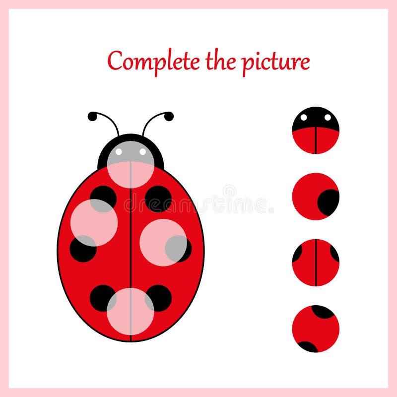 tableau Puzzle visuel de logique : Trouvez le morceau absent - déconcertez le jeu pour des enfants, enfants illustration libre de droits tableau Puzzle visuel de logique : Trouvez le morceau absent - déconcertez le jeu pour des enfants, enfants illustration libre de droits