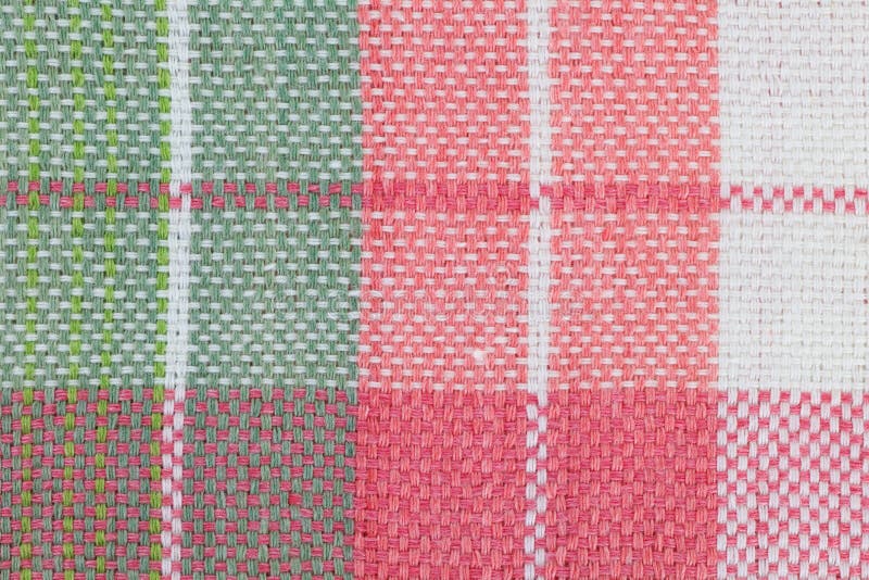 Tablecloth Checkered Pattern Stock Photo - Image of fabric, checkered ...
