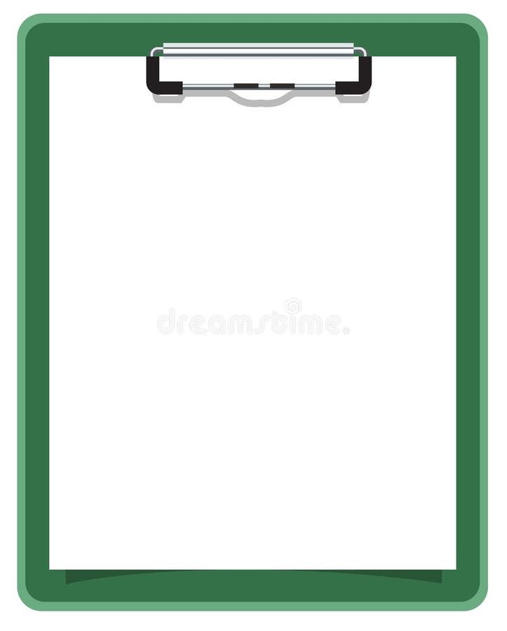 Clipboard with blank sheet of paper. Illustration in vector format. Clipboard with blank sheet of paper. Illustration in vector format