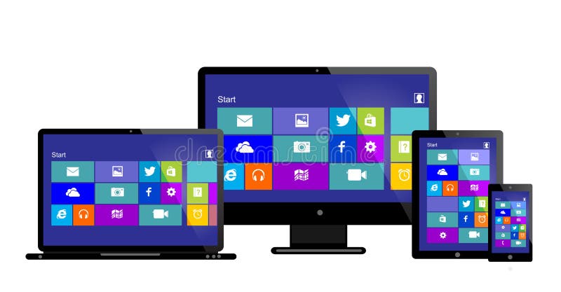 Tablet computer mobile with windows 8