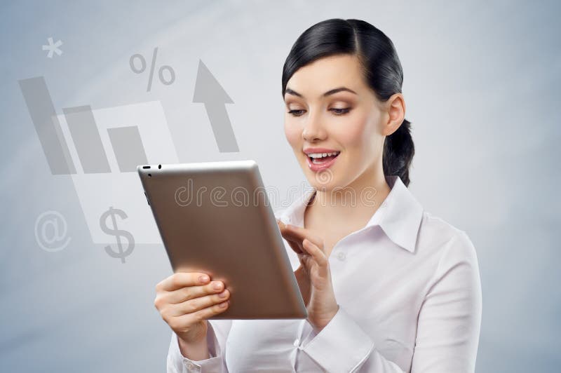 Tablet pc royalty free stock images