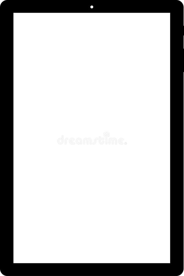 Tablet PC isolated on white Background vector illustration royalty free illustration Tablet PC isolated on white Background vector illustration royalty free illustration