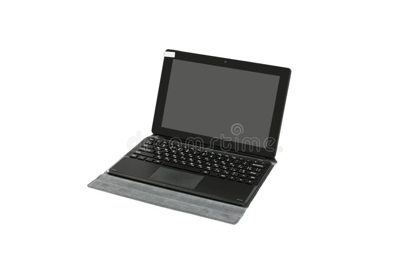 Tablet PC and keyboard. stock image. Image of touchscreen - 70533395