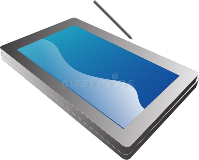 Tablet pc notebook illustration vector illustration