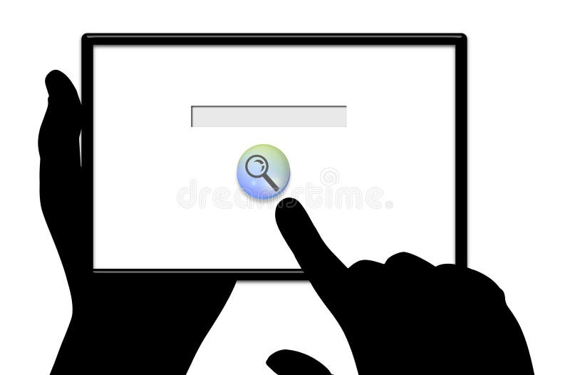 Tablet Search Picture. Image 29519114