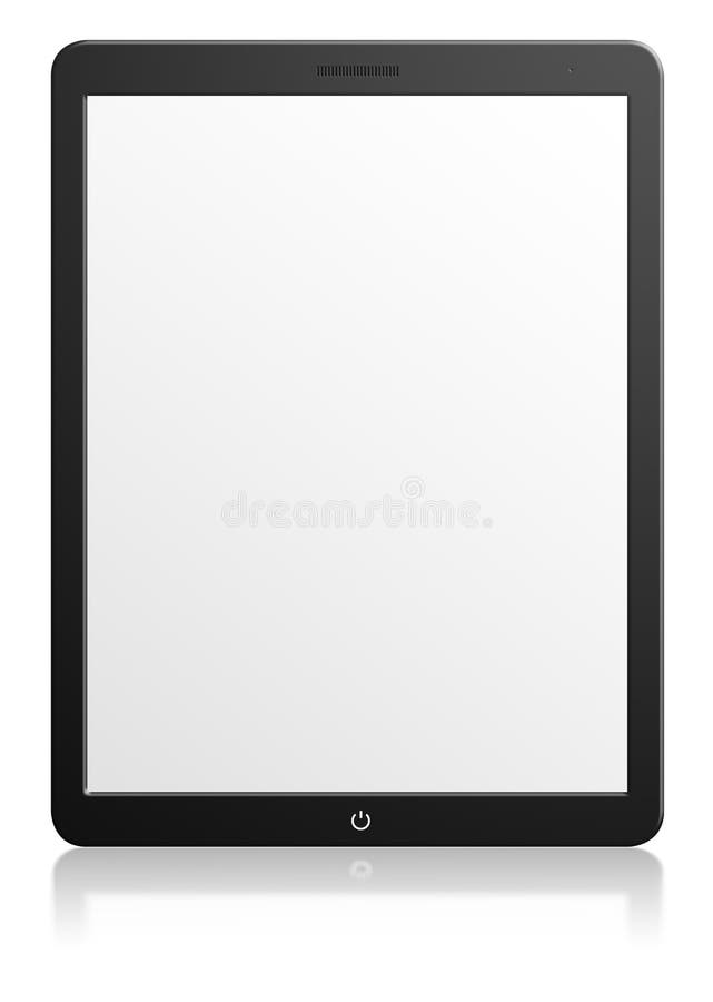 Tableta moderna del ordenador con la pantalla en blanco imagen de archivo libre de regalías Tableta moderna del ordenador con la pantalla en blanco imagen de archivo libre de regalías