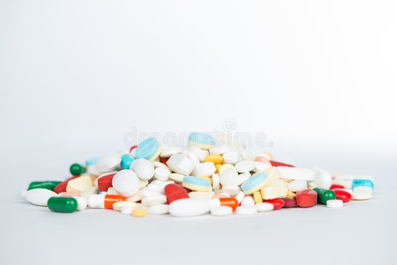 Tablette et capsule de médecine images libres de droits Tablette et capsule de médecine images libres de droits