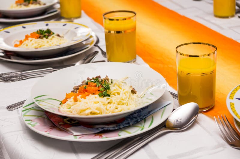 Tableware stock photo. Image of fork, lunch, decoration 40530278