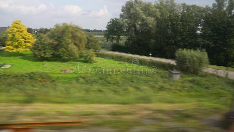 Taborowej podróży okno widok