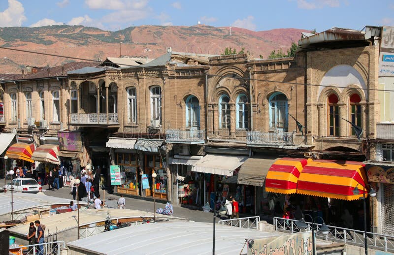 TABRIZ, IRAN-SEPTEMBER 27,2018: Widok Tabriz Uroczysty bazar obraz stock TABRIZ, IRAN-SEPTEMBER 27,2018: Widok Tabriz Uroczysty bazar obraz stock