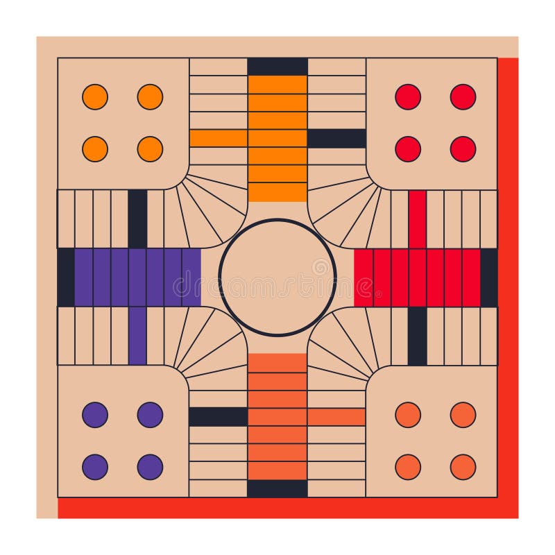 Tabuleiro ludo para6 pessoas imprimir