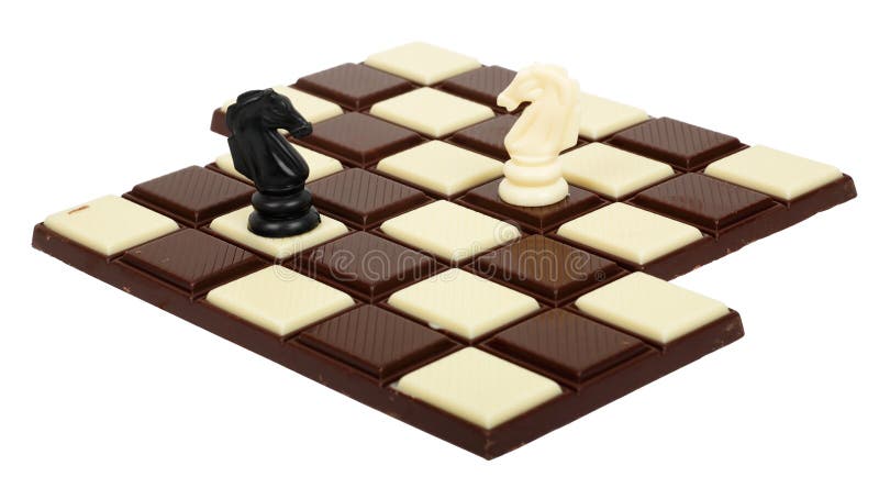 Papel de parede padrão tabuleiro de xadrez de chocolate - TenStickers
