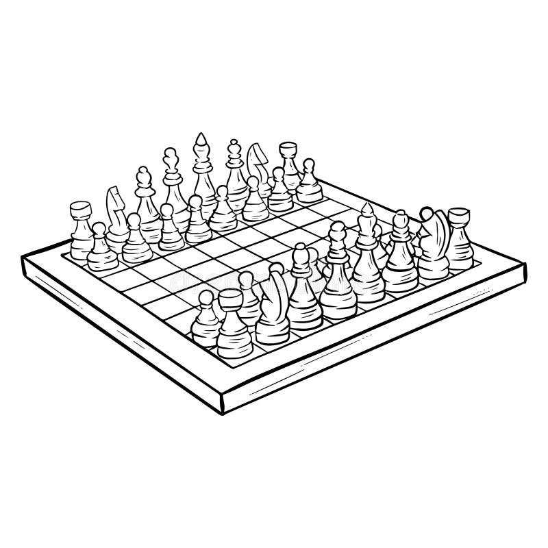 Tabuleiro de Xadrez para principiantes - Desenho de alwaysadobrevic - Gartic
