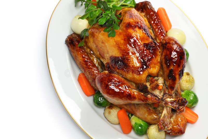 Tacchino casalingo dell'arrosto, cena di natale di ringraziamento immagini stock libere da diritti Tacchino casalingo dell'arrosto, cena di natale di ringraziamento immagini stock libere da diritti
