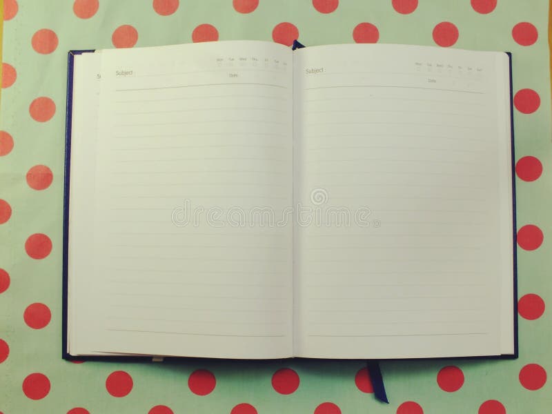 Taccuino aperto della pagina della carta in bianco strutturato fotografia stock libera da diritti Taccuino aperto della pagina della carta in bianco strutturato fotografia stock libera da diritti