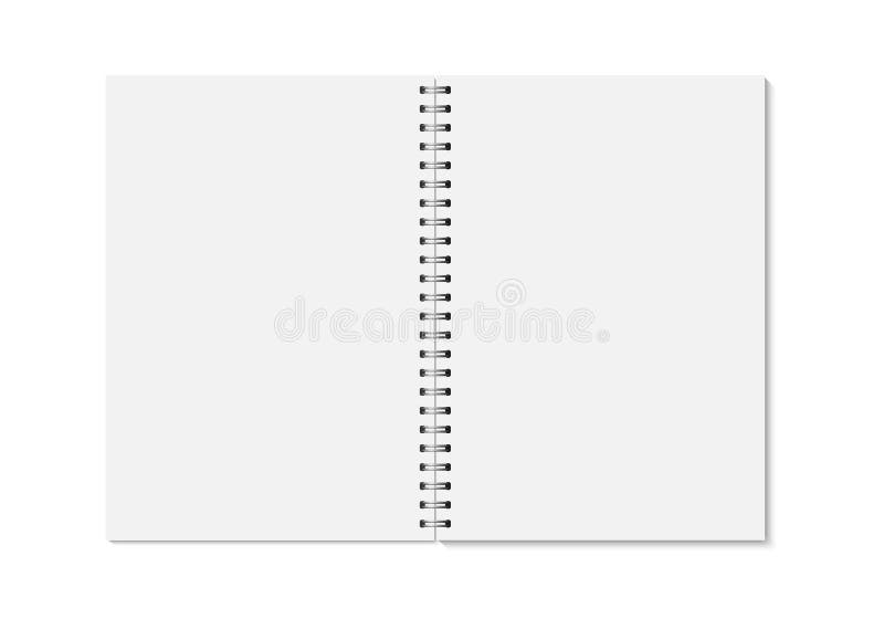 Taccuino Aperto Disegnato a Mano Blocchetto Per Appunti in Bianco Su  Priorità Bassa Bianca a Illustrazione di Stock - Illustrazione di  applicabile, pagina: 117415037
