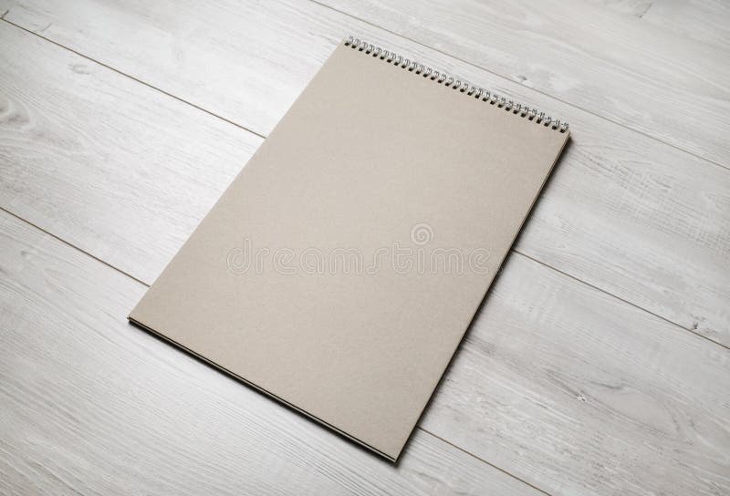 Taccuino bianco fotografia stock libera da diritti