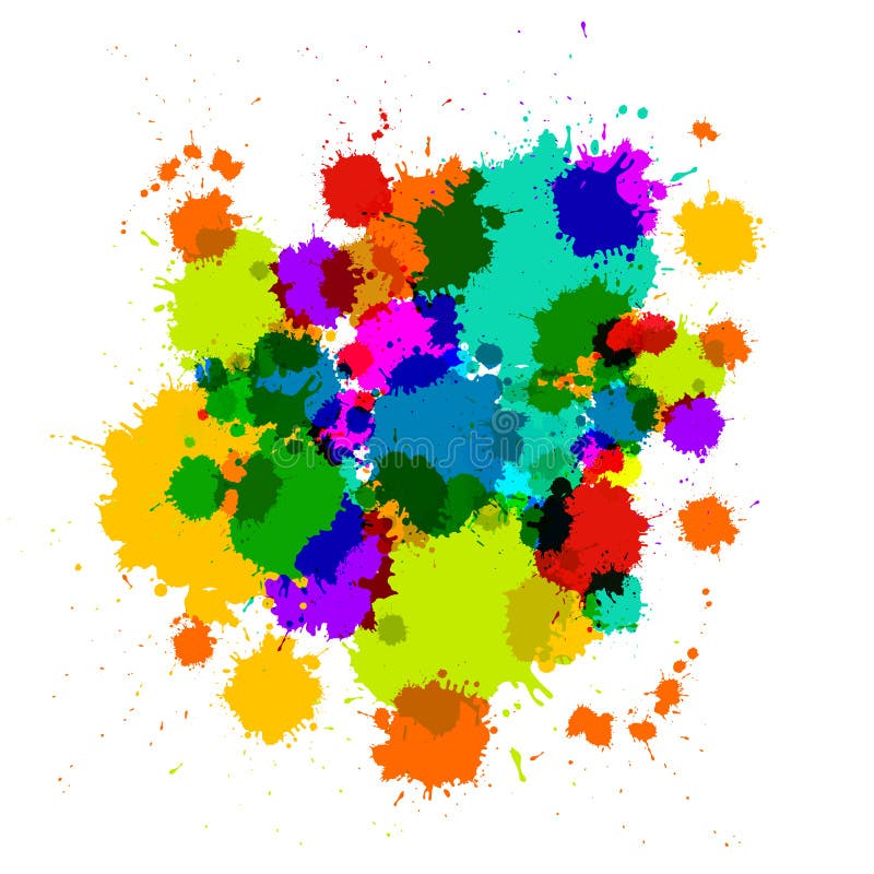 Taches transparentes colorées de vecteur, taches illustration de vecteur Taches transparentes colorées de vecteur, taches illustration de vecteur