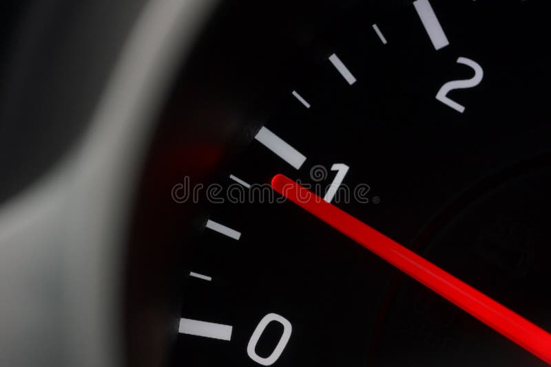 The Tachometer Needle stock photo. Image of measuring 81319222