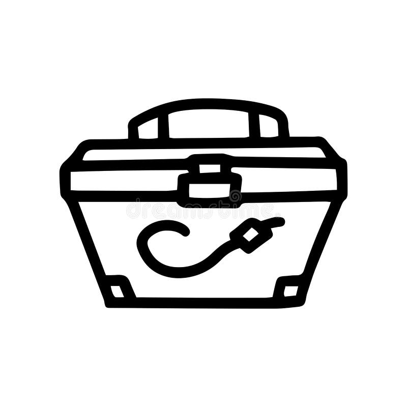 Tackle Box Drawing Stock Illustrations – 94 Tackle Box Drawing